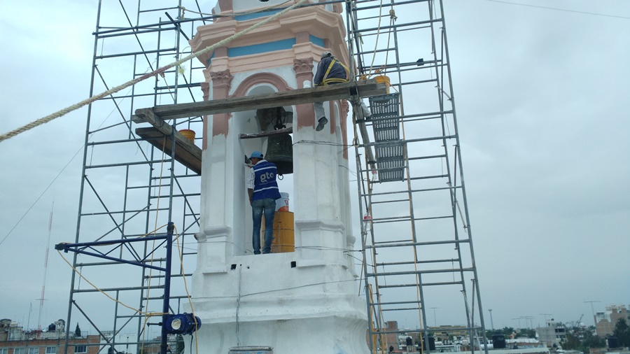 Restauran templo de la Inmaculada Concepción en San Francisco del Rincón