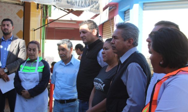 Avanzan obras de remodelación en mercado de Manuel Doblado