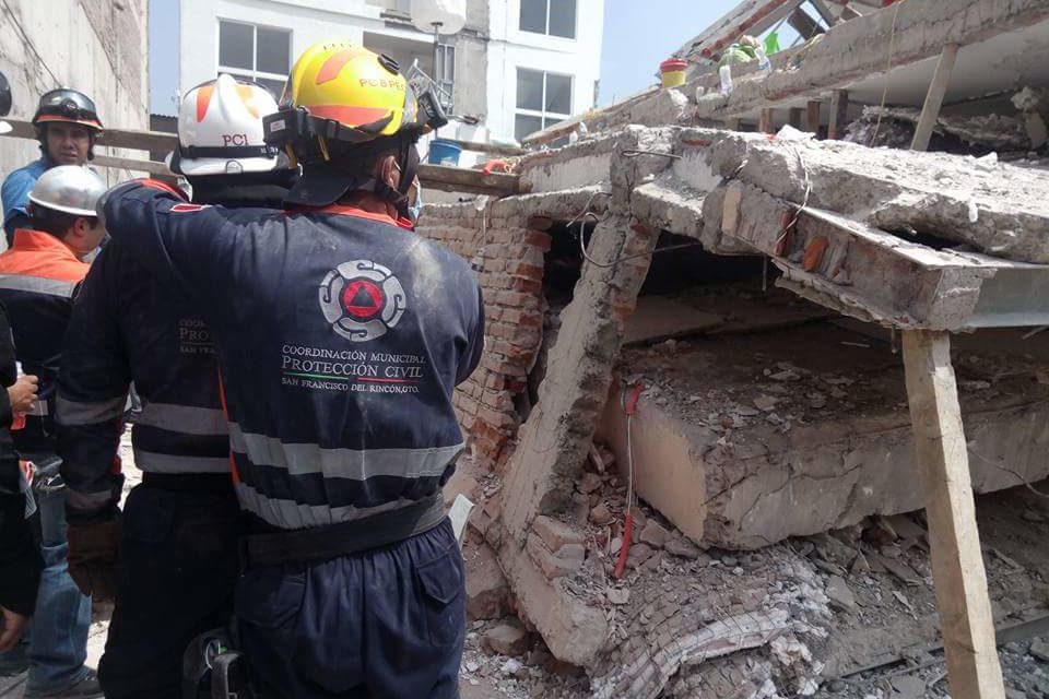 Apoya equipo USAR guanajuatense a víctimas de terremoto
