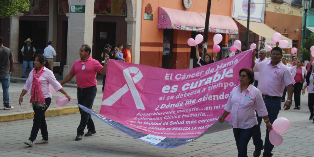 En Manuel Doblado conmemoran Día Mundial de la Lucha contra el Cáncer de Mama