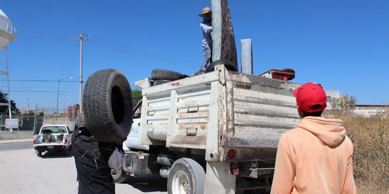 Para prevenir enfermedades, recolectan 22 toneladas de desechos en Purísima del Rincón