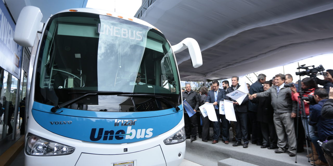 UNEBUS inicia operaciones en el estado, autoridades inauguran primer etapa