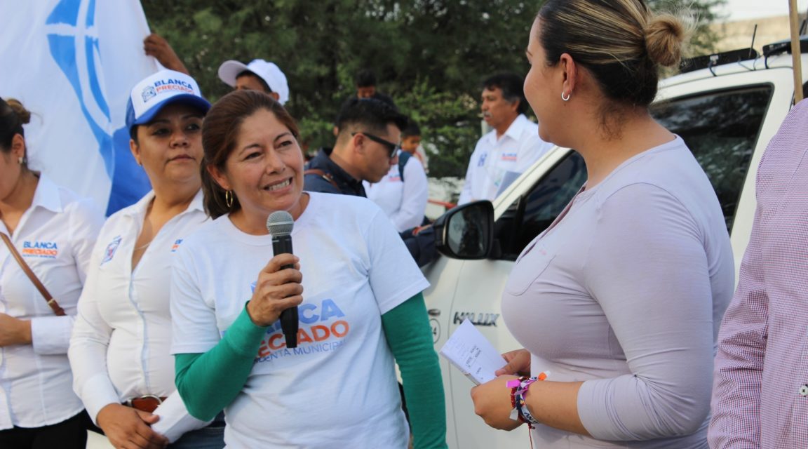 Blanca Preciado compromete acciones con la ciudadanía