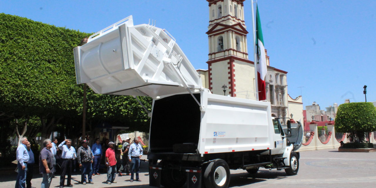 Entregan nuevos camiones compactadores en San Francisco del Rincón