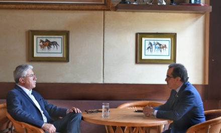 Luis Ernesto Ayala Torres se reunió con Gustavo Rodríguez, secretario de Gobierno