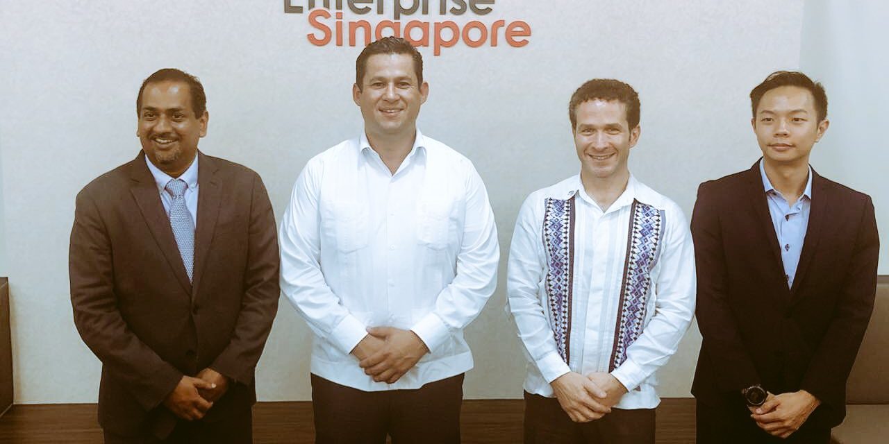 Diego Sinhue visita Singapur y China