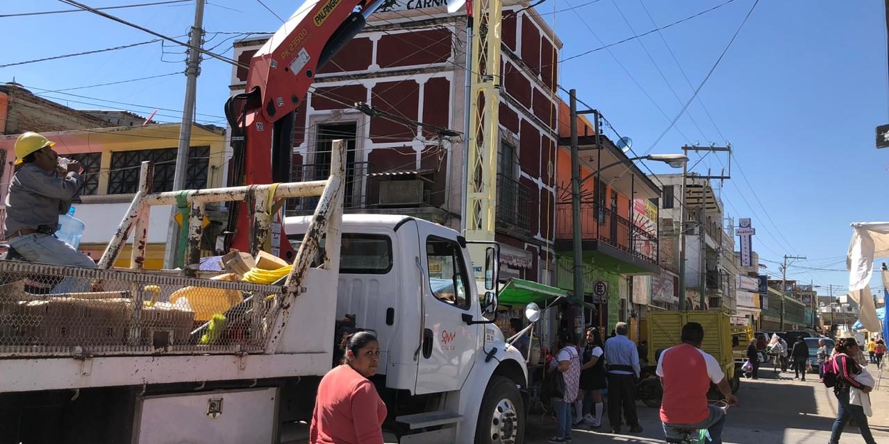 A punto de concluir la rehabilitación en la calle Pino Suárez