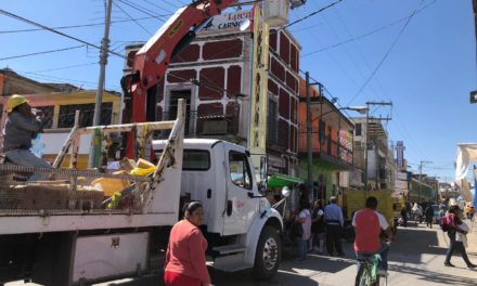 A punto de concluir la rehabilitación en la calle Pino Suárez