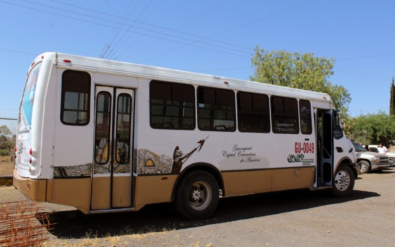 Revisan 227 unidades del transporte público en Guanajuato Capital