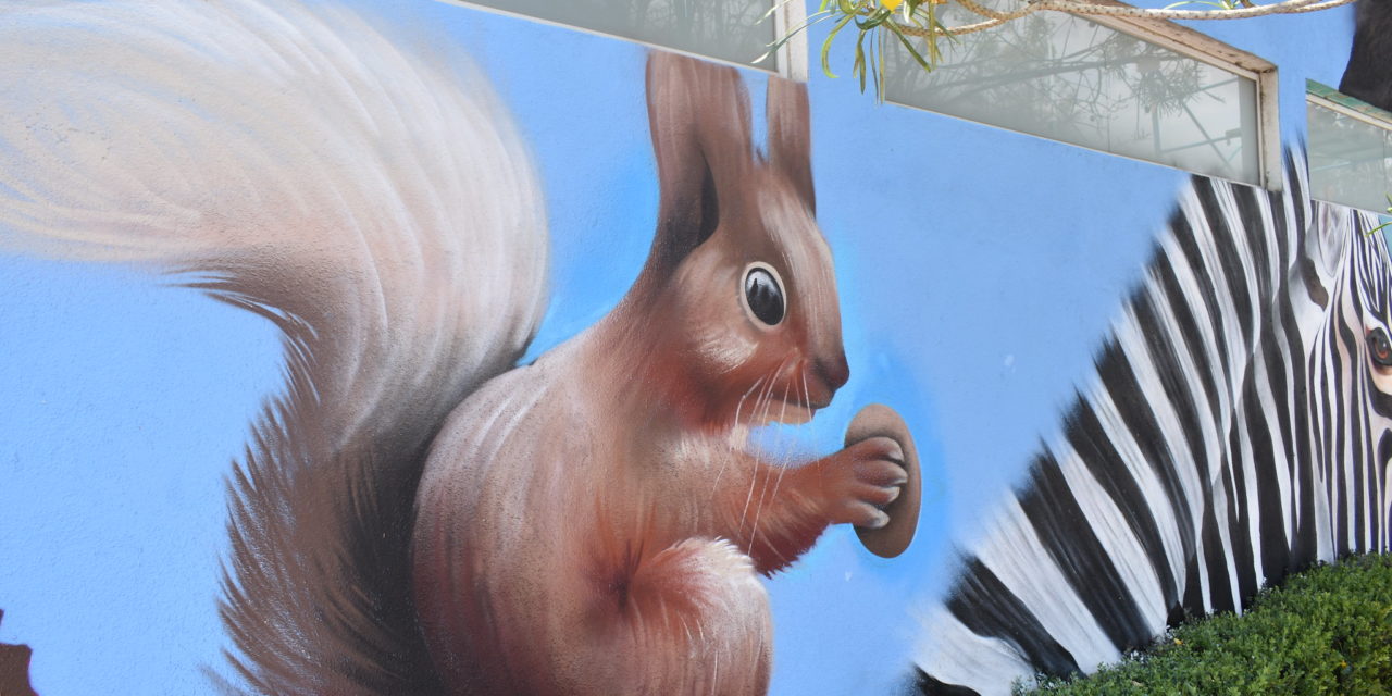 Arte urbano para concientizar sobre la extinción masiva de animales
