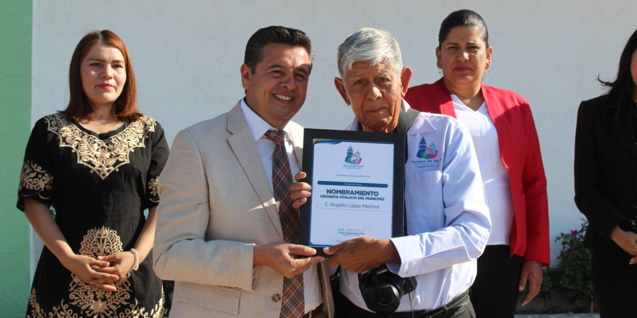 Nombran cronista vitalicio de Purísima del Rincón a Don Rogelio López