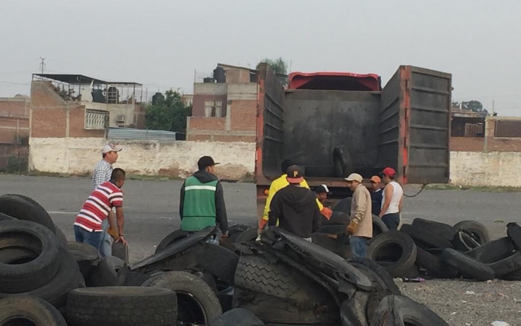 En Silao reciclan casi 8 toneladas de neumáticos