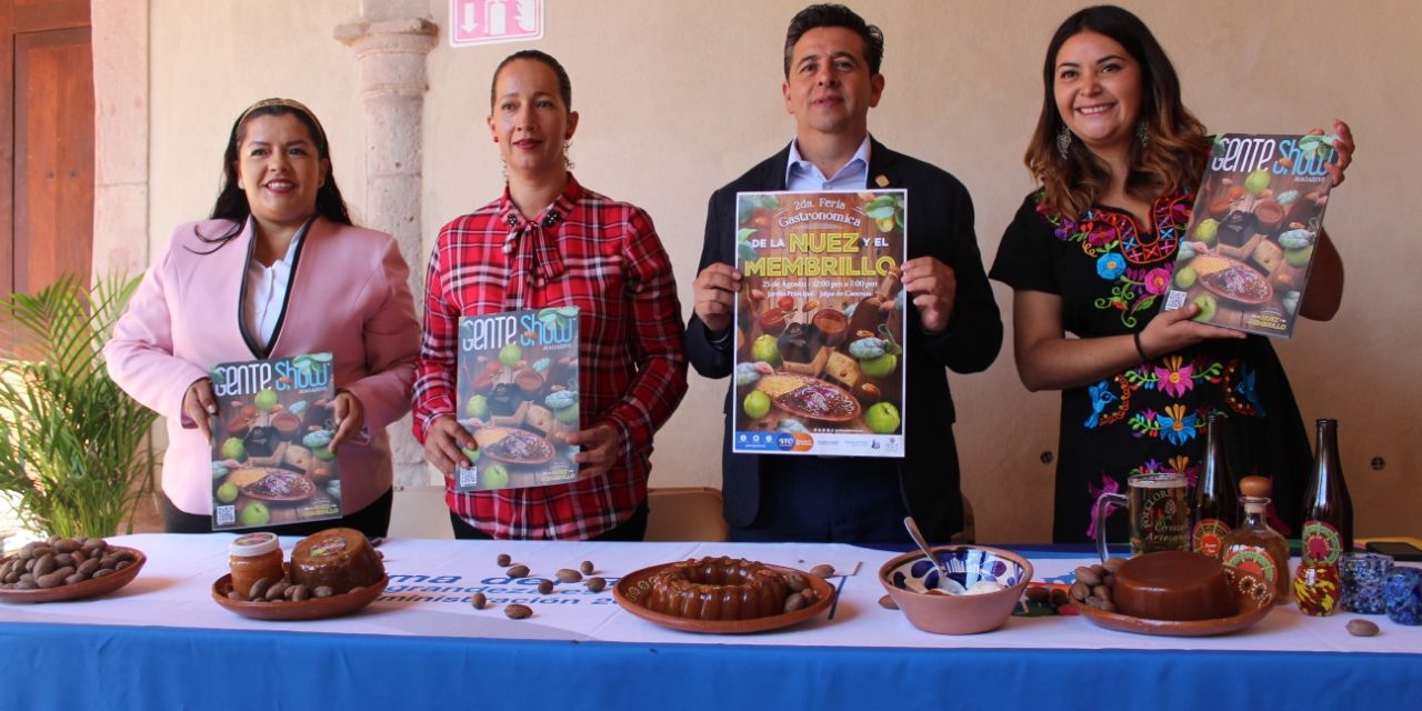 Asiste a la Feria Gastronómica de la Nuez y el Membrillo, en el pueblo mágico de Jalpa de Cánovas