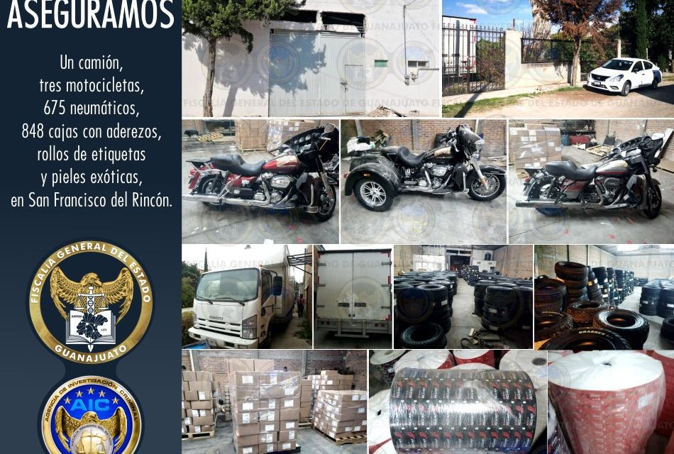 FGR encuentra motocicletas Harley robadas en San Francisco del Rincón