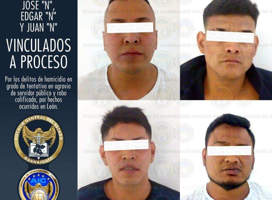 Los vinculan a proceso por disparar contra policía de León