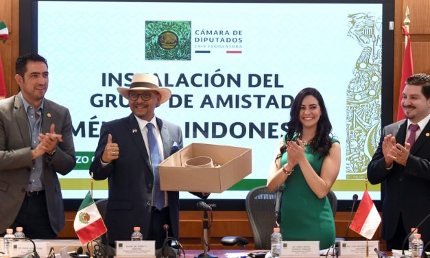 Instalan mesa de amistad México Indonesia