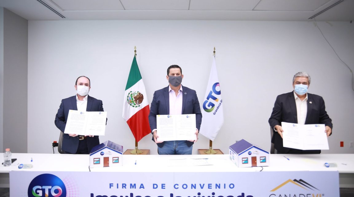 CANADEVI y Guanajuato ayudarán a construir mil casas en el estado