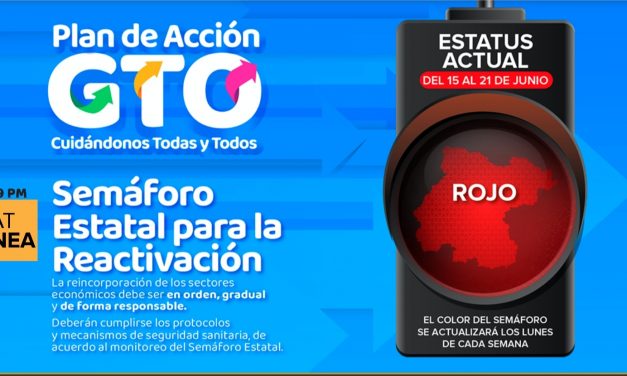 Se mantiene en rojo semáforo estatal
