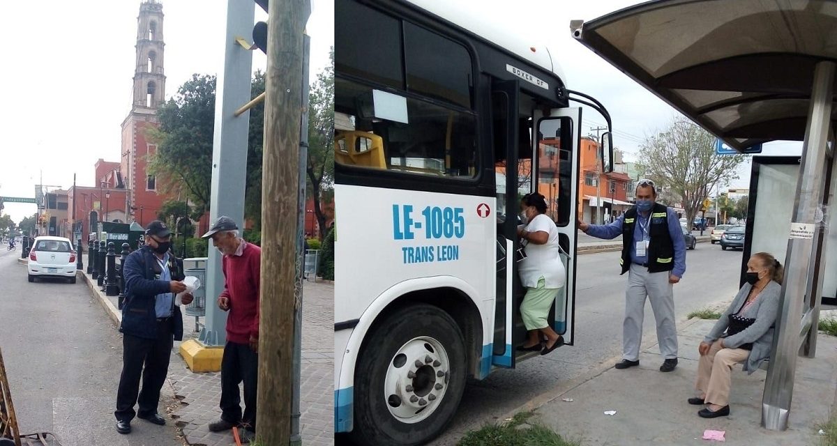 En León niegan servicio de transporte público a quien no usa cubrebocas