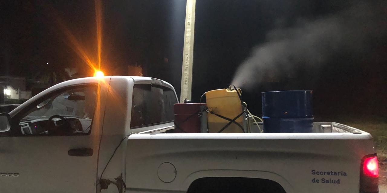 Nebulizan contra el mosquito en San Francisco del Rincón