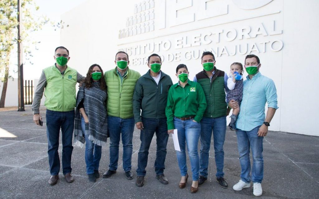 Partido Verde presenta lista de candidaturas con paridad de género en Guanajuato