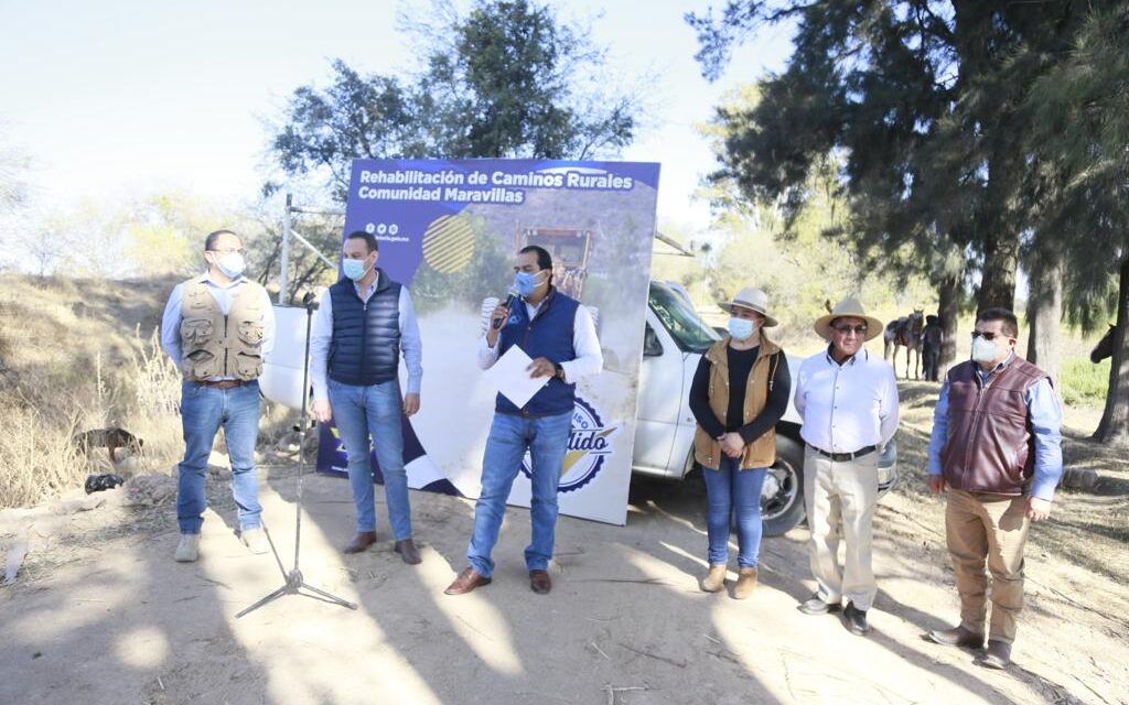 Rehabilitan 50 kilómetros de caminos en Silao