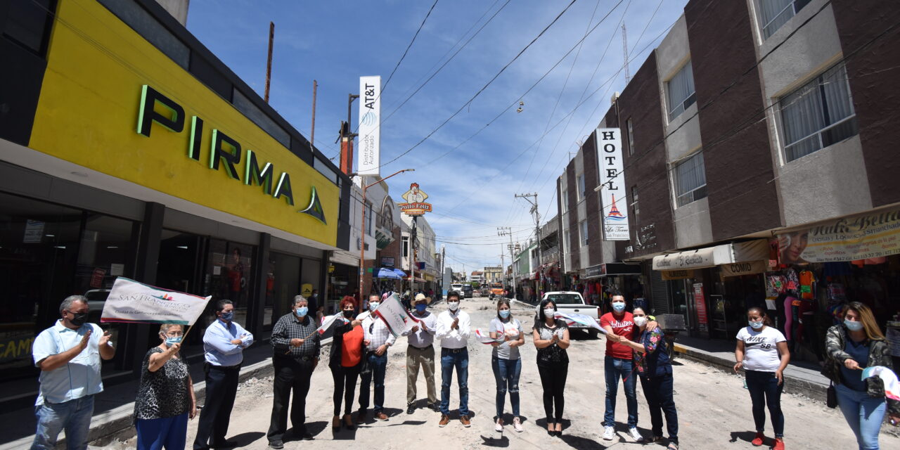 Mejoran calle Díaz Mirón en San Francisco del Rincón