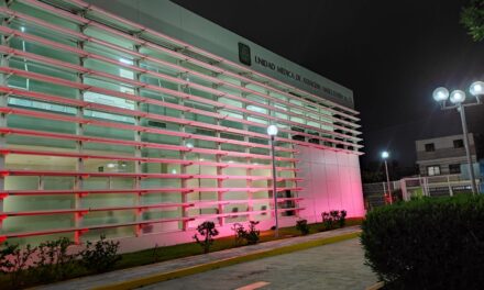 IMSS Guanajuato ilumina de rosa edificios durante Mes de Sensibilización del Cáncer de Mama