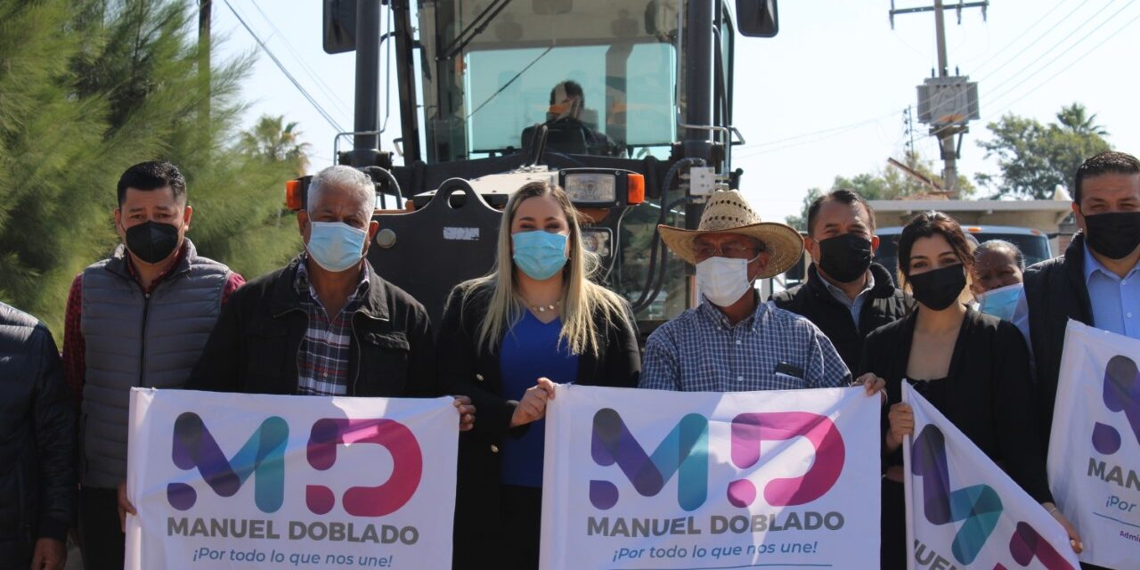 Arranca rehabilitación de 5 km en comunidad de Manuel Doblado