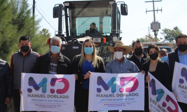 Arranca rehabilitación de 5 km en comunidad de Manuel Doblado