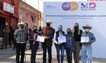 Más de 1 millón de Pesos en Apoyo a campesinos en Manuel Doblado