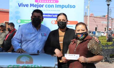 Entregan 142 calentadores solares en Manuel Doblado