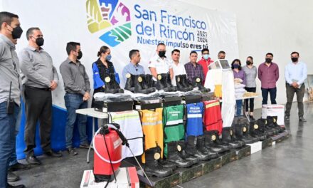 Equipan a Protección Civil de San Francisco del Rincón