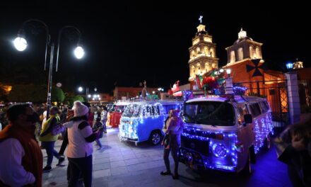 Caravana de Luces, ilumina Purísima del Rincón