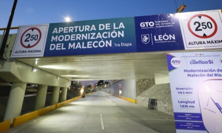 Reabren primer etapa del malecón del Río en León