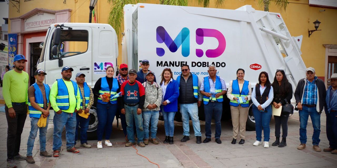 Suman Nueva Unidad al Área de Limpieza en Manuel Doblado