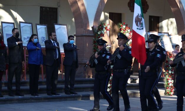 En Purísima del Rincón, conmemoran 107 aniversario de la Constitución Mexicana