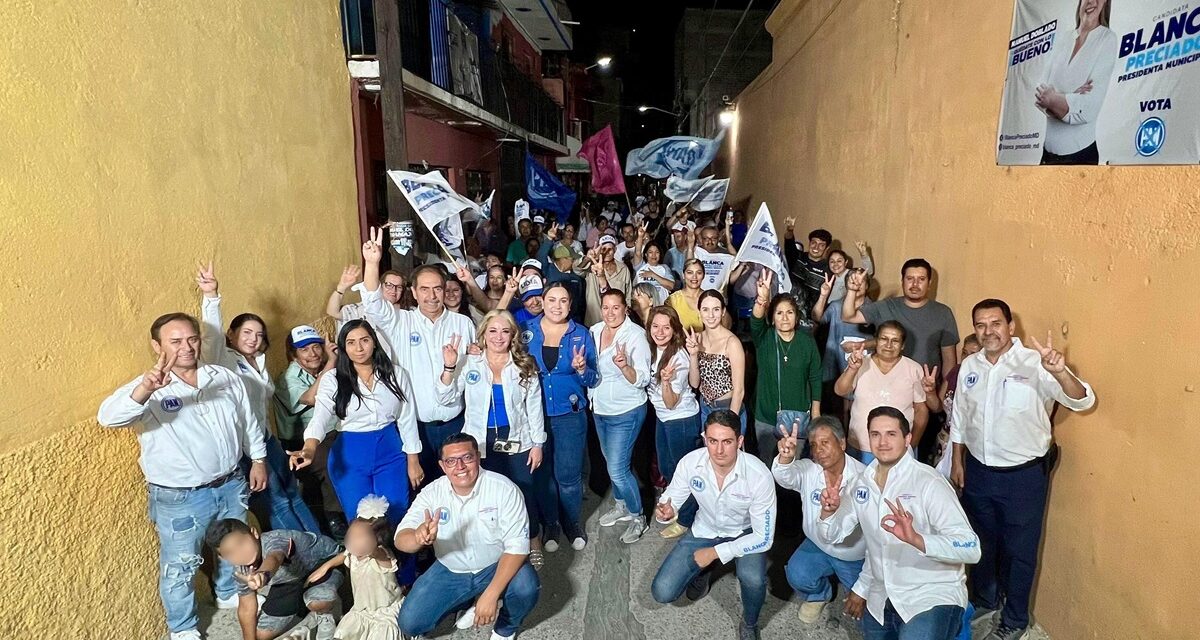 Candidata Blanca Preciado dialoga con habitantes de la cabecera municipal