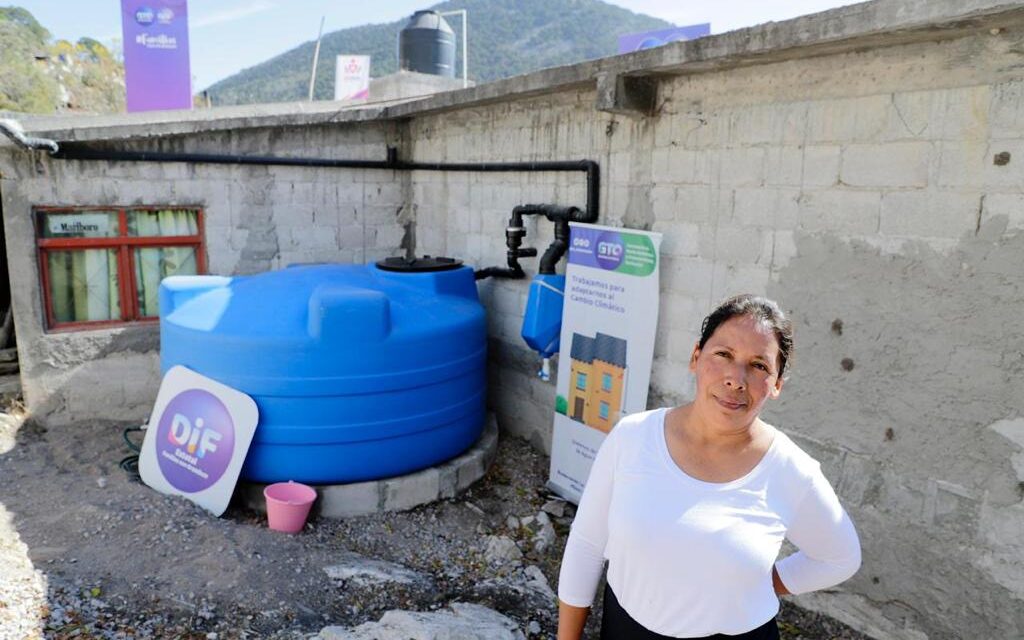 Instalan sistemas de captación de Agua de Lluvia en comunidades
