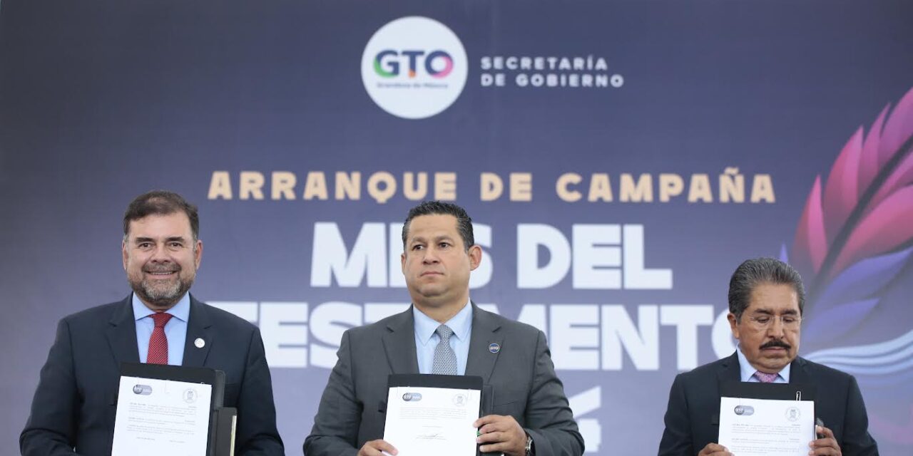 Inicia Campaña “Mes del Testamento”