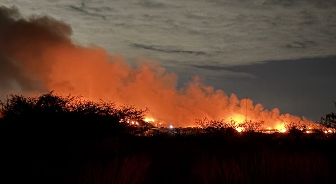 Trozos de vidrio, causa de incendio en relleno sanitario de San Francisco del Rincón