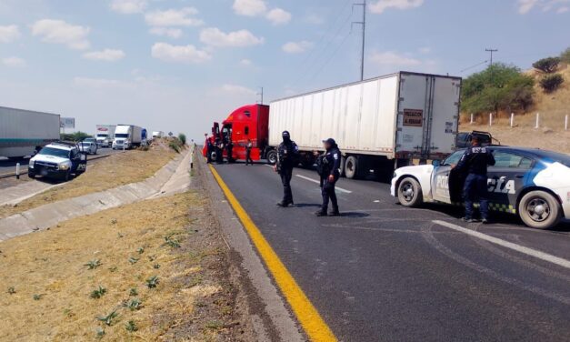Frustra Secretaría de Seguridad y Paz robo de tractocamión