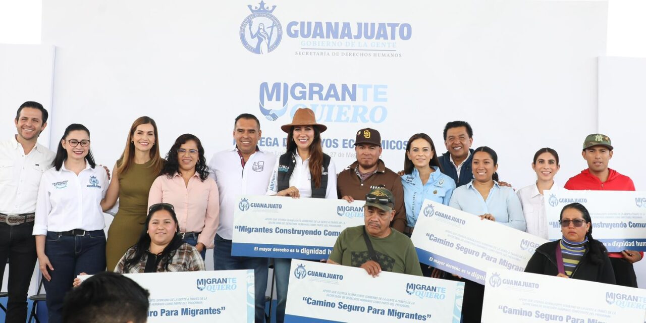 Entrega Gobernadora apoyos a migrantes del Estado