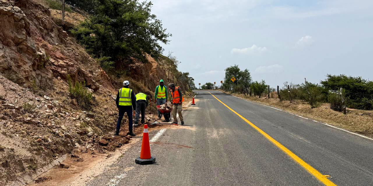 Invierte estado más de 56 mdp en conservación de carreteras