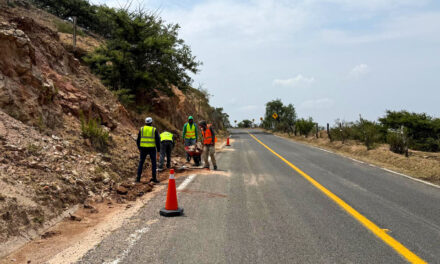 Invierte estado más de 56 mdp en conservación de carreteras