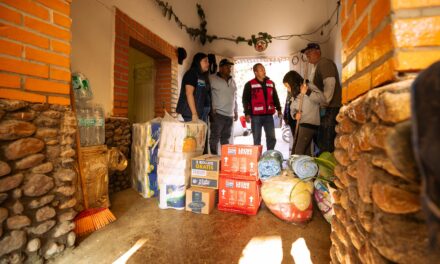 Apoyan a familias afectadas por lluvias en Ocampo