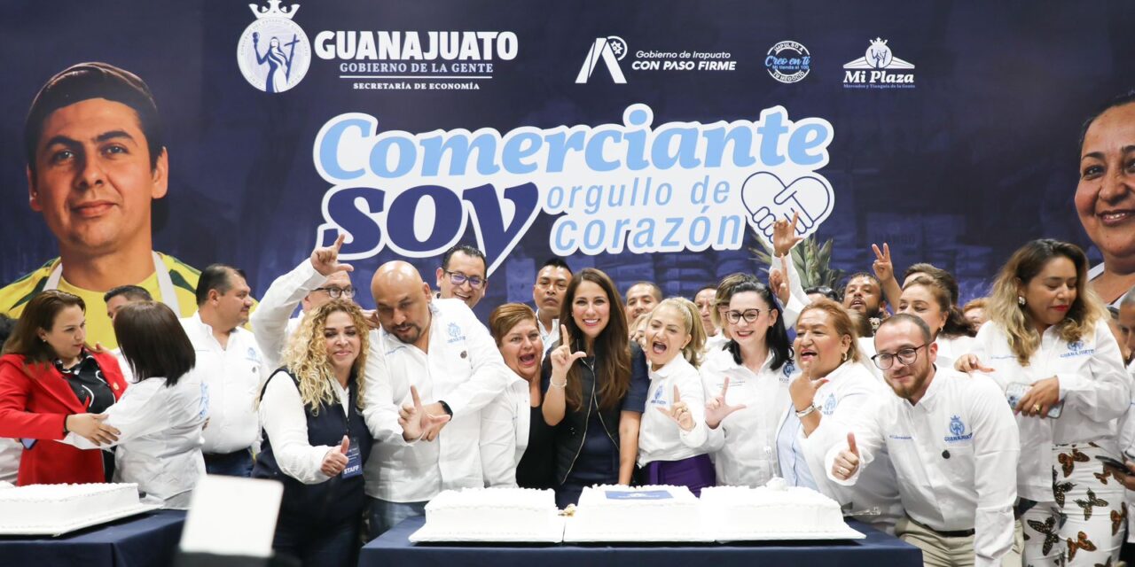 Gobernadora reitera su apoyo a las y los comerciantes de Guanajuato