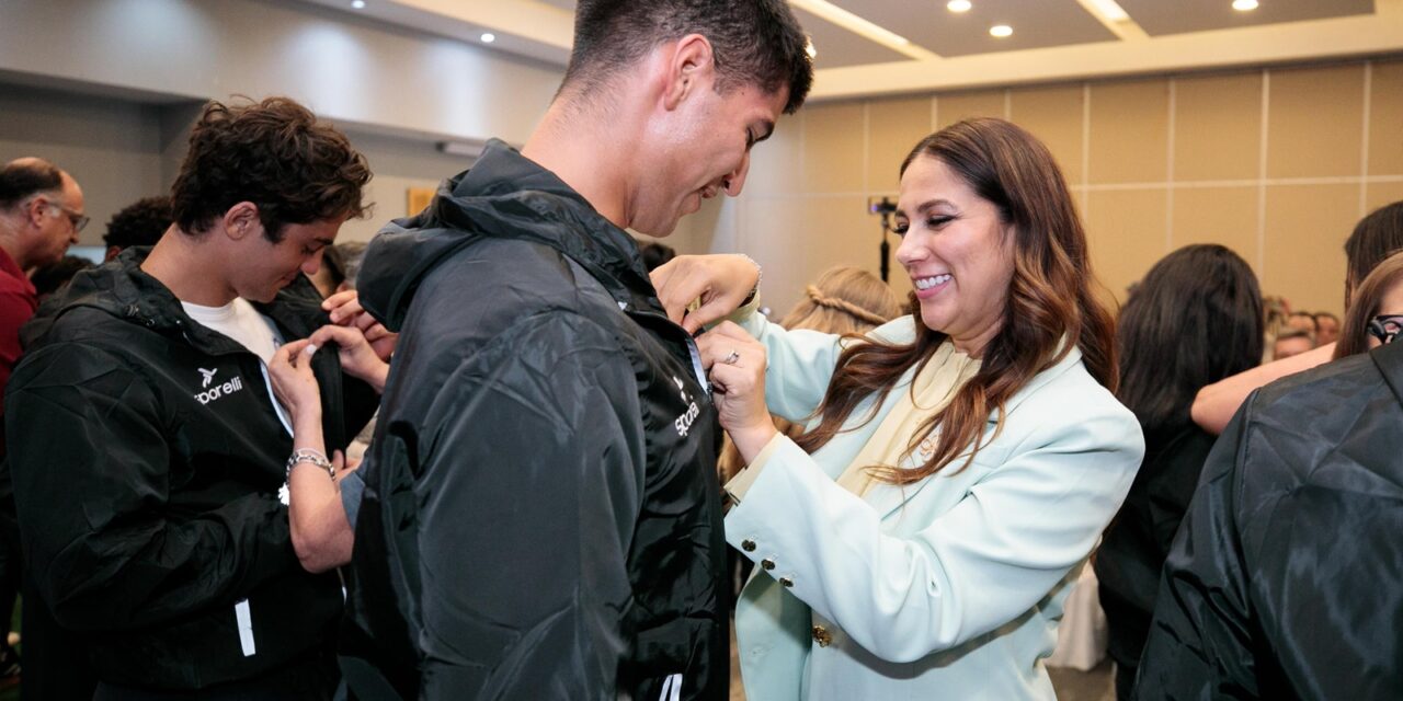 Gobernadora abandera delegación rumbo a los Panamericanos Junior Asunción 2025