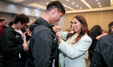 Gobernadora abandera delegación rumbo a los Panamericanos Junior Asunción 2025