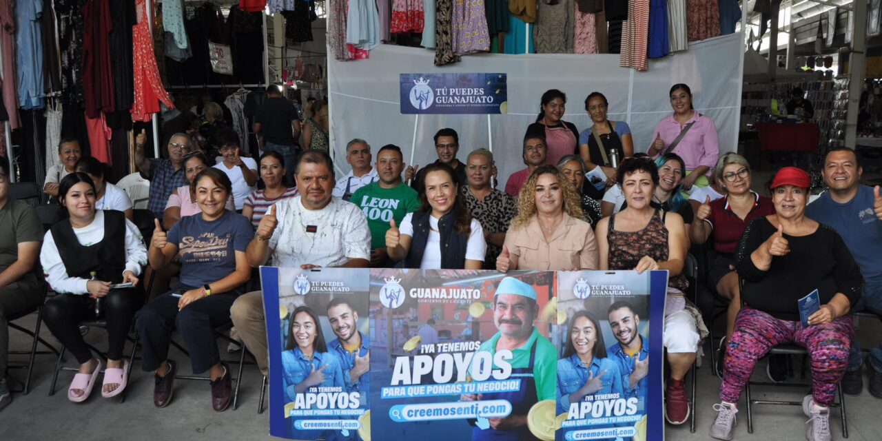 Llevan programa «Tú Puedes Guanajuato» a tianguis y mercados